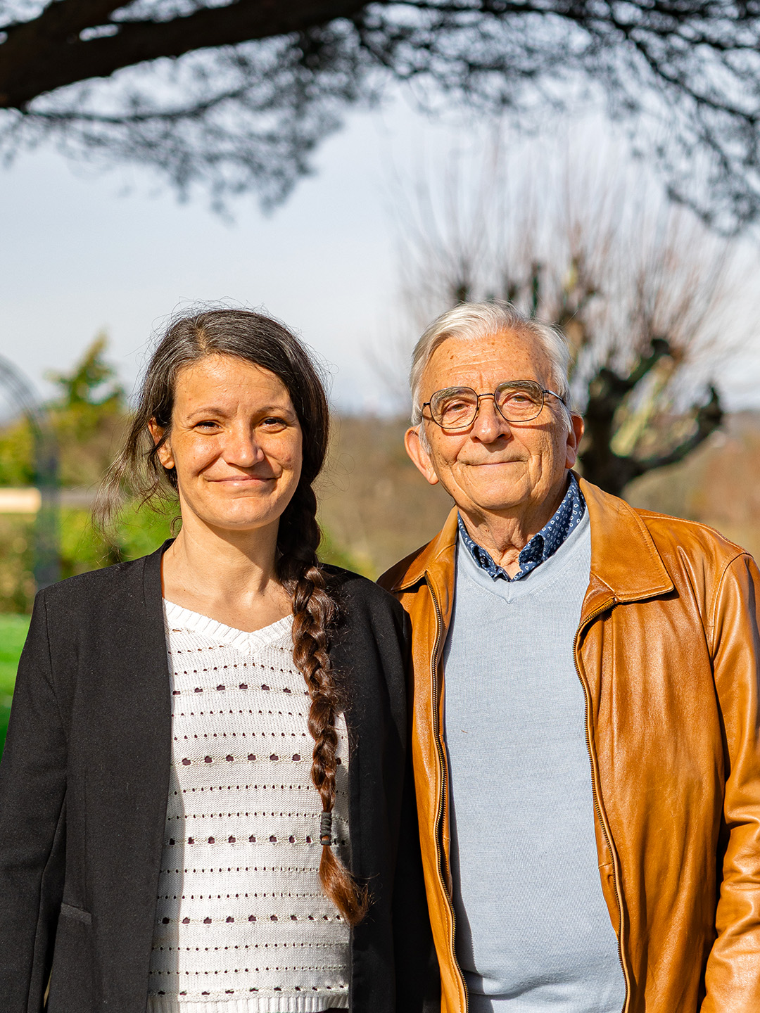 Le binôme Félicie Mahistre-Ladeira et Jean-Claude Pointet