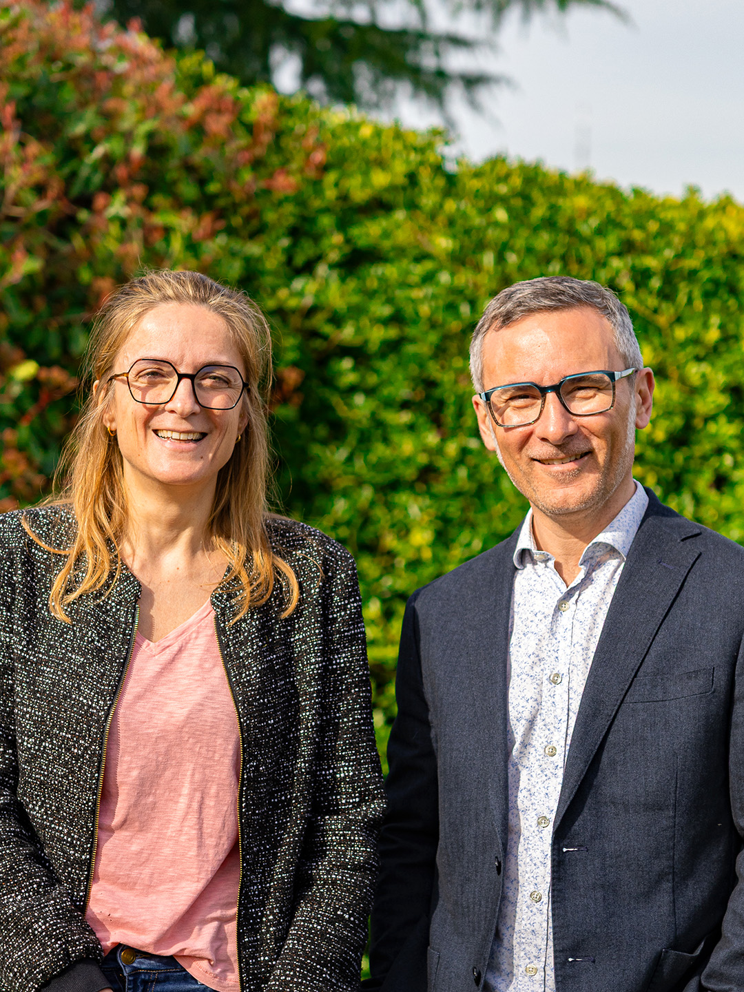 Le binôme Claire Roger Ciry et Jean-Pierre Duffau